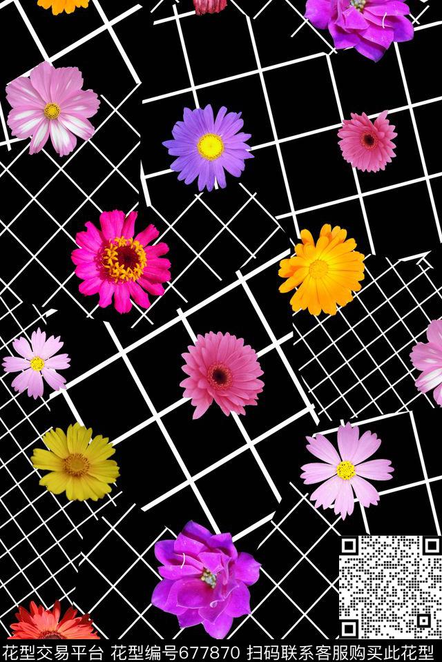 1621.jpg - 677870 - 花卉 大气 底纹 - 数码印花花型 － 女装花型设计 － 瓦栏