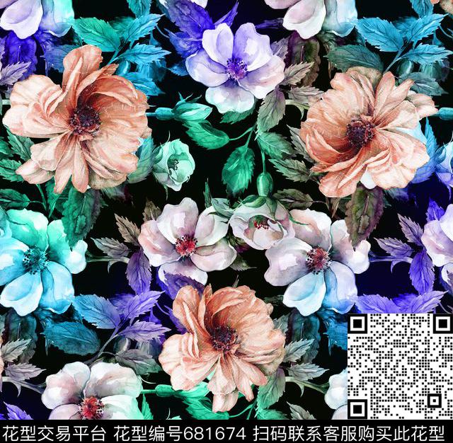 235-3.jpg - 681674 - 面料花 花卉 底纹面料花 - 数码印花花型 － 女装花型设计 － 瓦栏