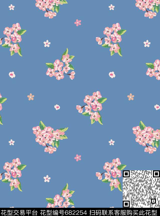 1628.jpg - 682254 - 时尚 大气 花卉 - 传统印花花型 － 女装花型设计 － 瓦栏