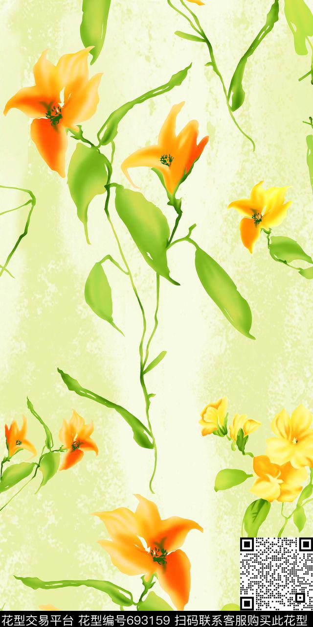 1648.jpg - 693159 - 清新 花卉 底纹 - 数码印花花型 － 女装花型设计 － 瓦栏