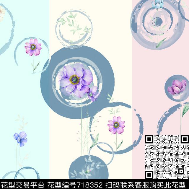 shafa 副本.jpg - 718352 - 花卉 几何 清新 - 数码印花花型 － 沙发布花型设计 － 瓦栏