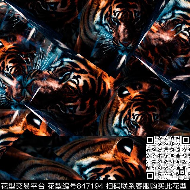 lh.jpg - 847194 - 潮流 古驰gucci 纪梵希givenchy - 数码印花花型 － 男装花型设计 － 瓦栏