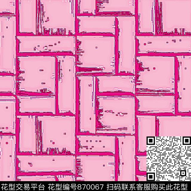 nnzz.jpg - 870067 - 色块 抽像 线条 - 数码印花花型 － 女装花型设计 － 瓦栏