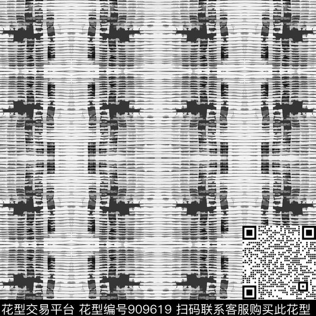 170808 11455 方巾-5-00.jpg - 909619 - 肌理 笔触 条纹 - 传统印花花型 － 方巾花型设计 － 瓦栏