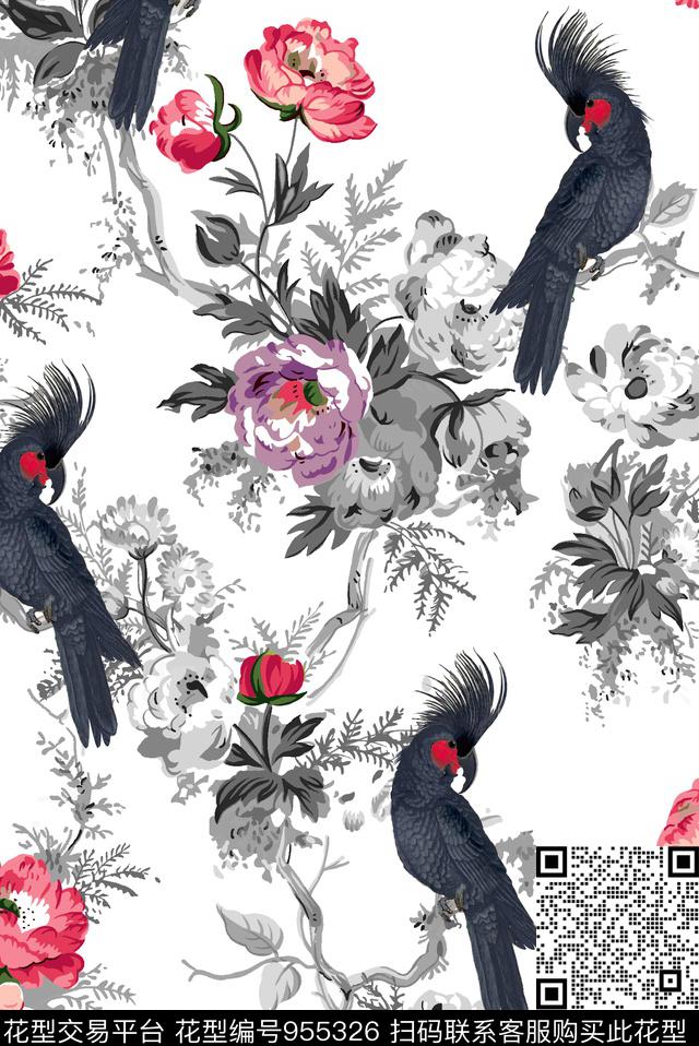 AAA12.jpg - 955326 - 数码花型 男装 花卉 - 数码印花花型 － 男装花型设计 － 瓦栏