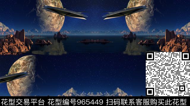 xq1.jpg - 965449 - 科技 秋冬花型 星空 - 数码印花花型 － 男装花型设计 － 瓦栏