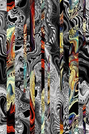 459961-民族风抽象意境艺术手绘波纹肌理组合